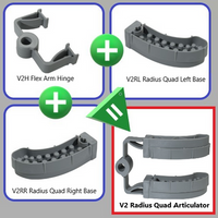 V2 Radius Quad Right Base (Qty 100)