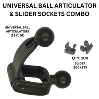 Universal Ball & Slider Socket Combo (Qty: 50 Complete)